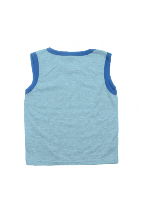 Tricou fara maneci baieti Happy House HH-02-104, Gri [3]