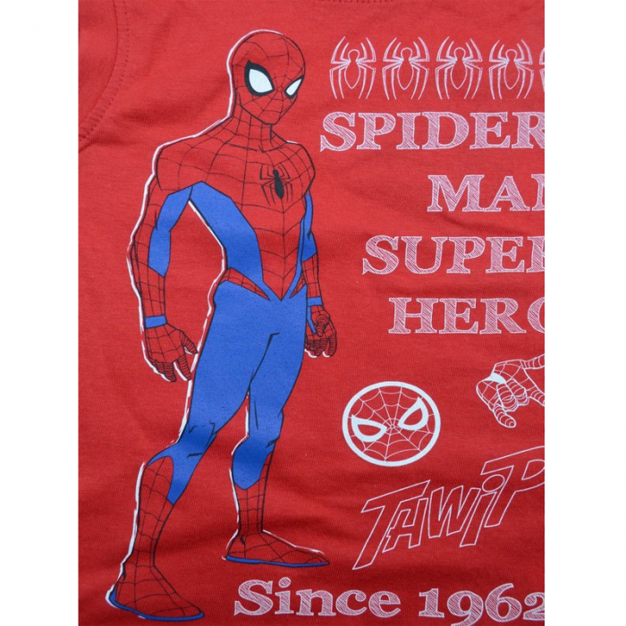 Tricou fara maneci baieti Sun City Spider Man SE1180-98, Rosu [2]