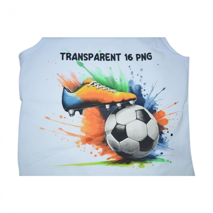 Tricou fara maneci pentru baieti, Happy House, WY857, Alb [3]