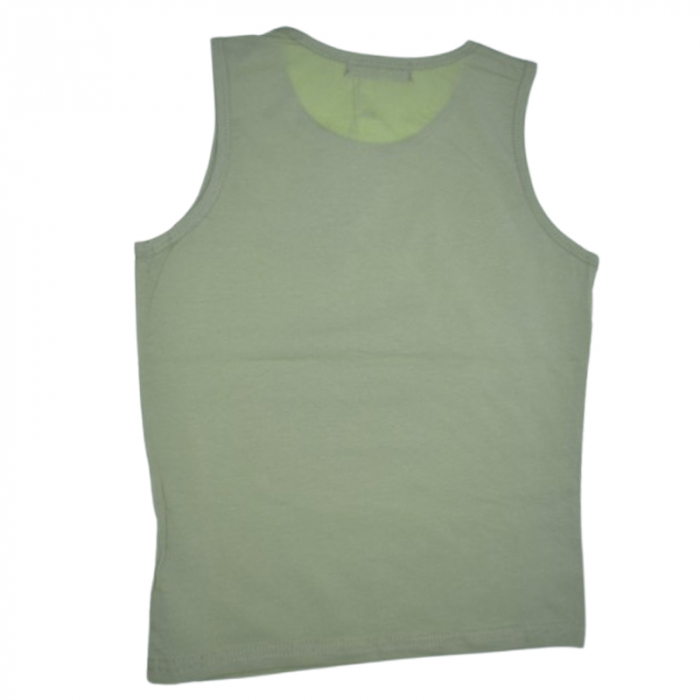 Tricou fara maneci pentru baieti, Happy House, WY857V, Verde [2]