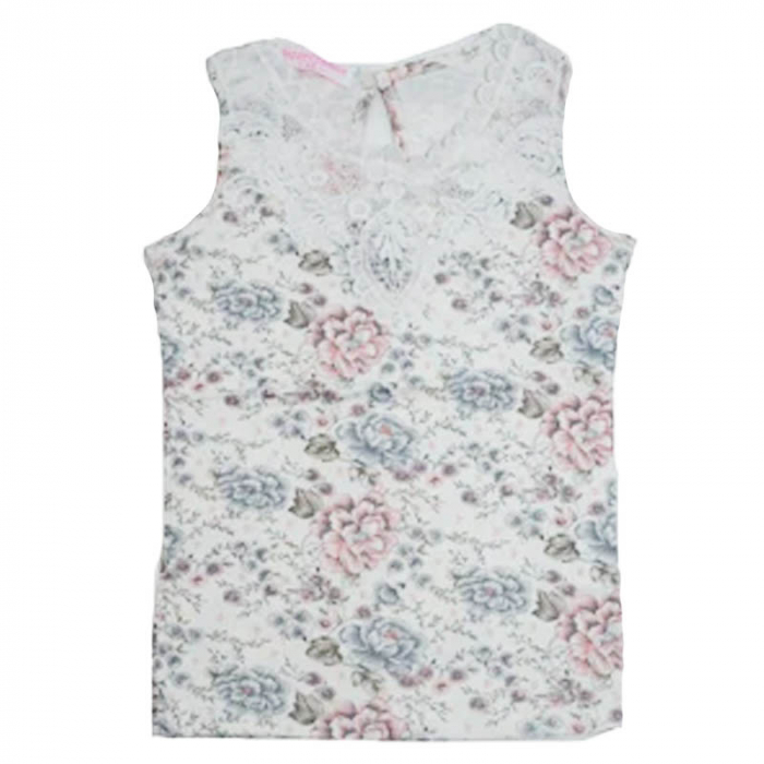 Tricou fara maneci pentru fete Happy House CVC-8871, Multicolor [1]