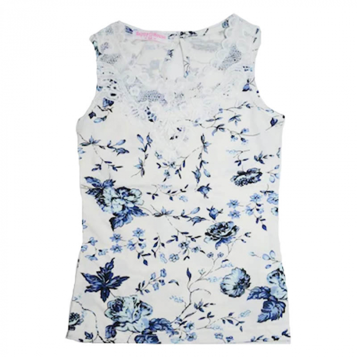Tricou fara maneci pentru fete Happy House CVC-8873, Multicolor [1]
