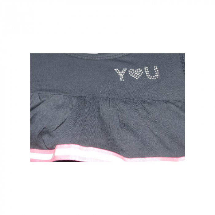 Tricou fara maneci pentru fete Happy House WB-2774B-128 cm, Bleumarin [3]