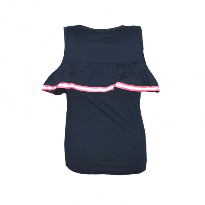 Tricou fara maneci pentru fete Happy House WB-2774B-128 cm, Bleumarin [2]