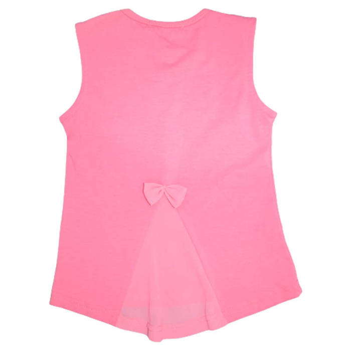 Tricou fara maneci pentru fete Happy House WB-2002, Fucsia [2]