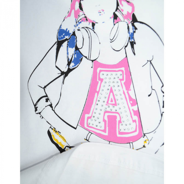 Tricou fara maneci pentru fete Wendee FS102242-1, Alb [3]