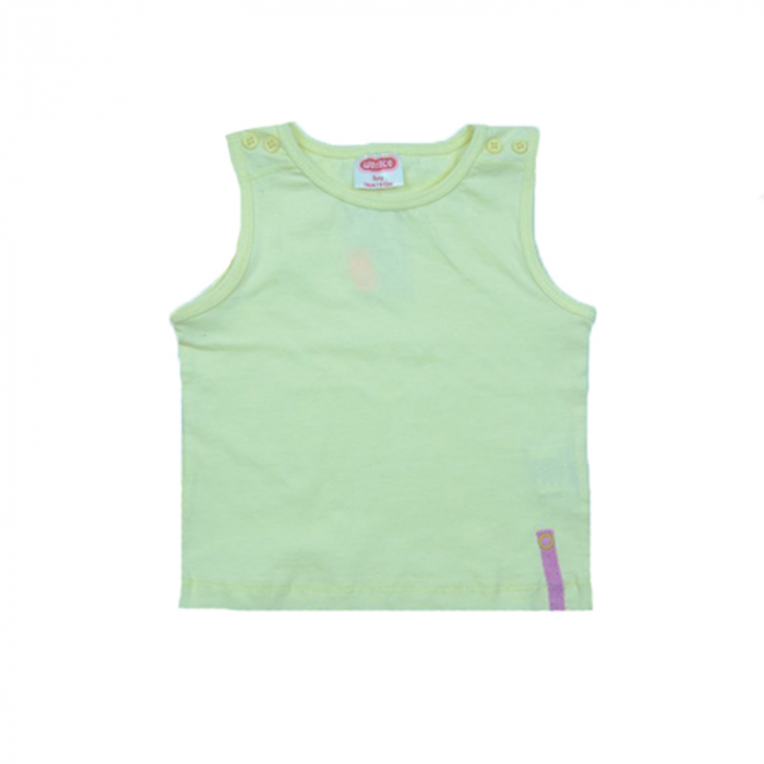Tricou fara maneci pentru fete Wenice BL13500002-39617, Galben [1]