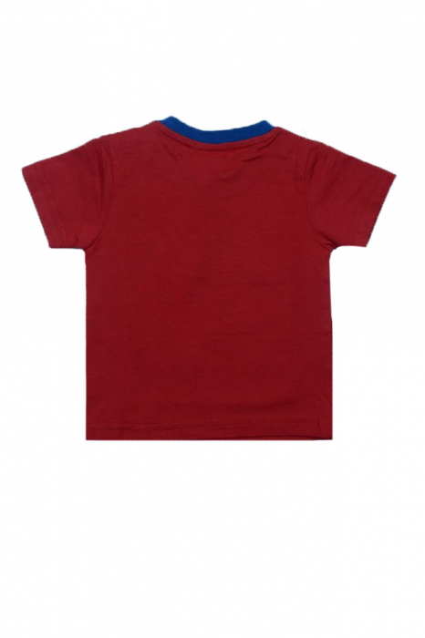 Tricou cu maneca scurta pentru baieti Disney Cars DISK-JTJM31101, Rosu [3]