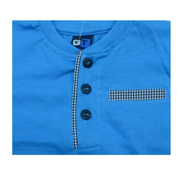 Tricou cu maneca scurta pentru baieti GT 6741A, Albastru [2]