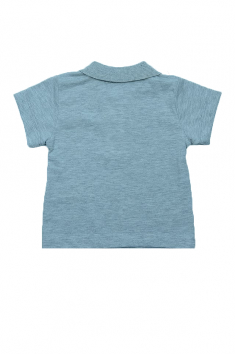 Tricou cu maneca scurta pentru baieti Wendee BP10300534, Gri [3]