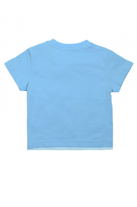 Tricou cu maneca scurta pentru baieti Wendee BV01300271, Albastru [3]