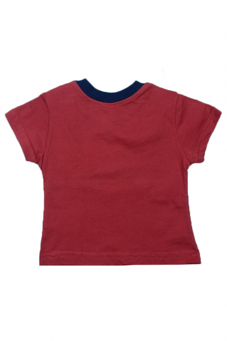 Tricou cu maneca scurta pentru baieti Wendee DY101311, Rosu [3]