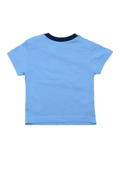 Tricou cu maneca scurta pentru baieti Wendee DY101311A, Albastru [3]