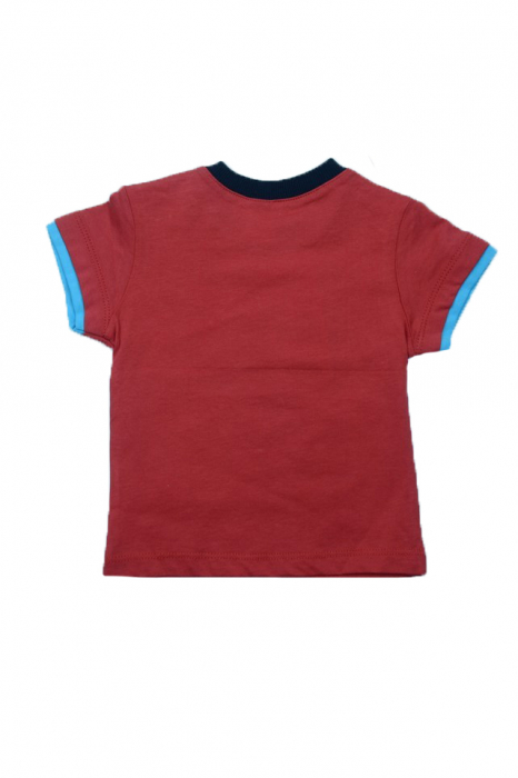 Tricou cu maneca scurta pentru baieti Wendee OZ101605-0, Rosu [2]
