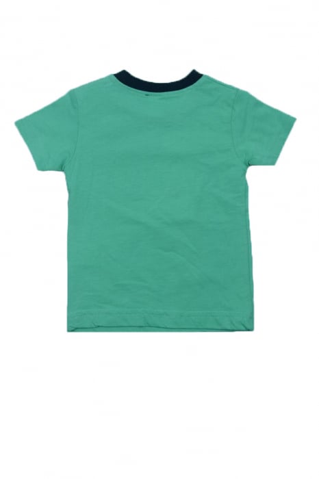 Tricou cu maneca scurta pentru baieti Wendee OZMY101885-0V, Verde [3]