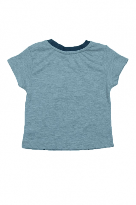 Tricou cu maneca scurta pentru baieti Wenice BL01300035R, Gri [2]
