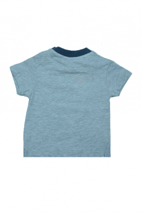 Tricou cu maneca scurta pentru baieti Wenice BN01300094, Gri [4]