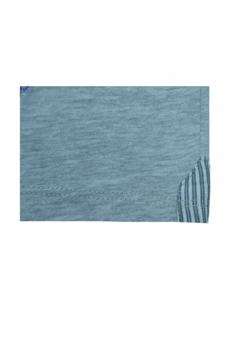 Tricou cu maneca scurta pentru baieti Wenice BN01300094, Gri [3]