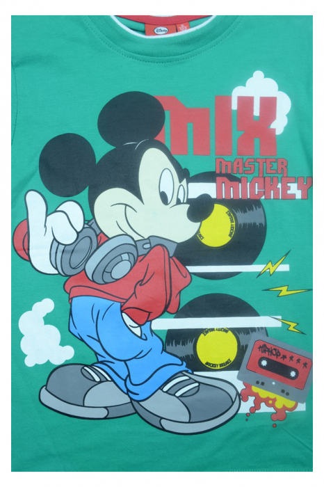 Tricou cu maneca scurta pentru baieti Disney DISM-KTJM45119-122, Verde [2]