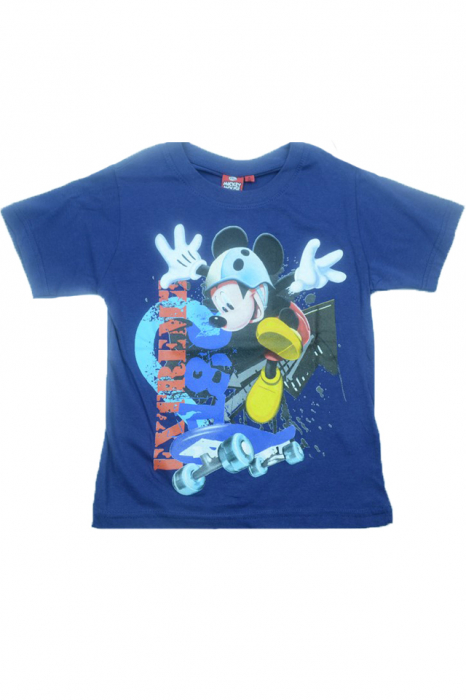 Tricou cu maneca scurta pentru baieti Disney DSY-001-116, Bleumarin [1]