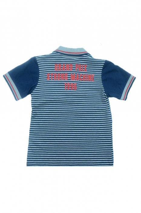Tricou cu maneca scurta pentru baieti GT GT-3734B-104, Bleumarin [3]