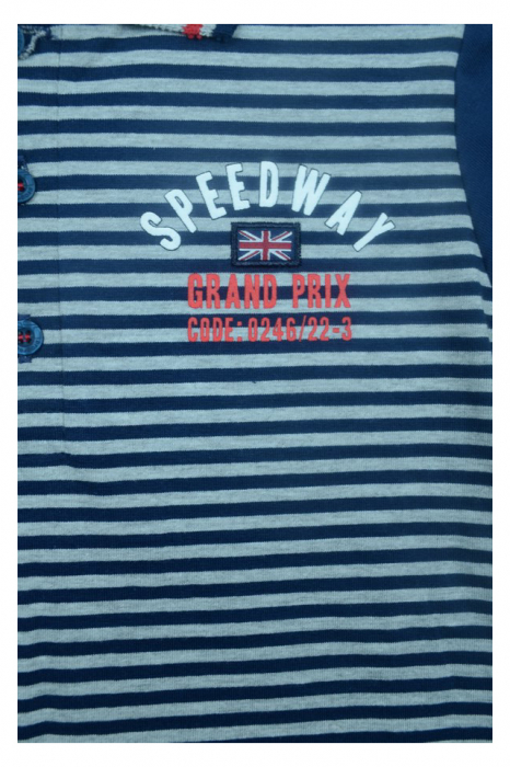 Tricou cu maneca scurta pentru baieti GT GT-3734B-104, Bleumarin [5]