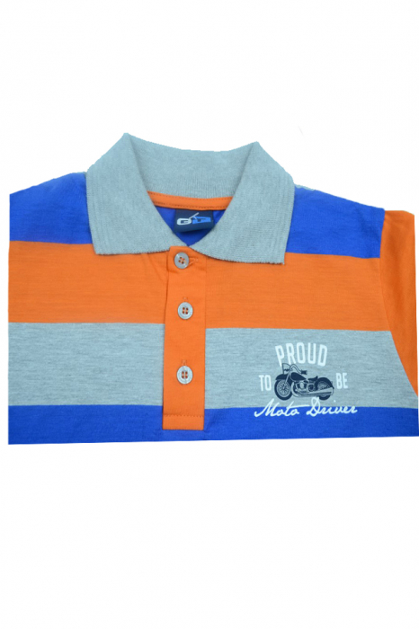 Tricou cu maneca scurta pentru baieti GT GT-4384P-128, Multicolor [3]