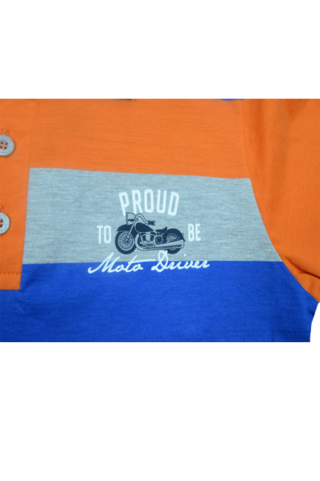 Tricou cu maneca scurta pentru baieti GT GT-4384P-128, Multicolor [2]