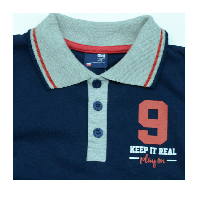 Tricou cu maneca scurta pentru baieti Wendee DY101293-2-128, Gri [3]