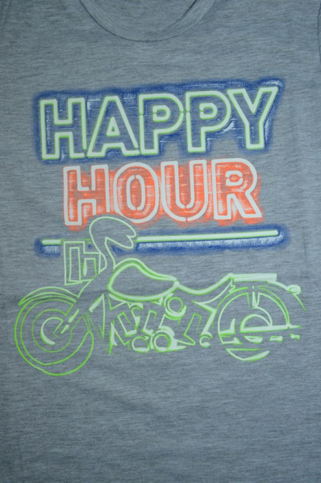 Tricou cu maneca scurta pentru baieti Happy House HB-15441-98, Gri [3]