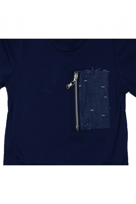 Tricou cu maneca scurta pentru baieti Happy House HB-1933-140, Bleumarin [3]