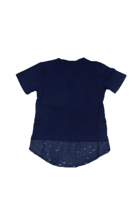 Tricou cu maneca scurta pentru baieti Happy House HB-1933-140, Bleumarin [2]