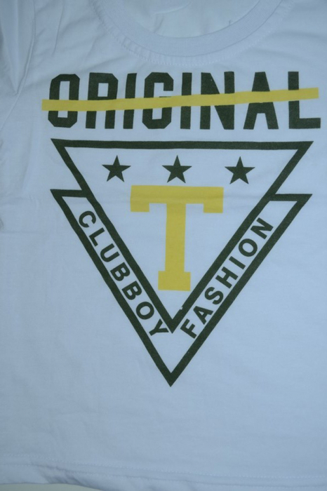 Tricou cu maneca scurta pentru baieti Happy House THHB3-A-104, Alb [3]