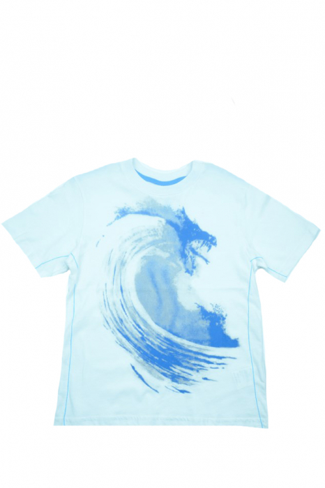 Tricou cu maneca scurta pentru baieti Wendee BV01300213-2A-128, Alb [1]
