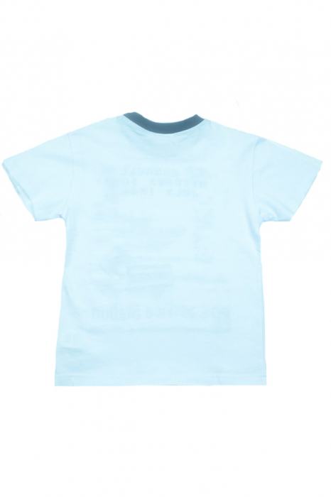 Tricou cu maneca scurta pentru baieti Wendee DY DY 101254-1A-98, Alb [3]
