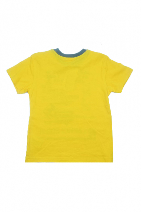 Tricou cu maneca scurta pentru baieti Wendee DY DY 101254-1G-98, Galben [3]