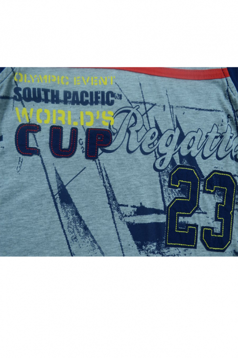 Tricou cu maneca scurta pentru baieti Wendee DY101242-1B-98, Bleumarin [2]