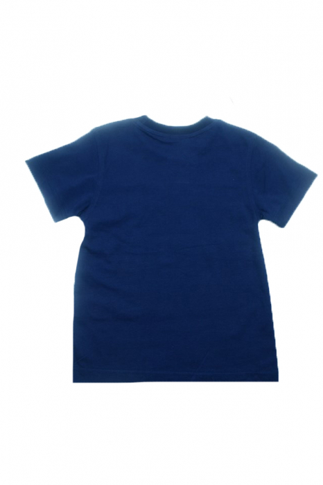 Tricou cu maneca scurta pentru baieti Wendee DY101242-1B-98, Bleumarin [3]