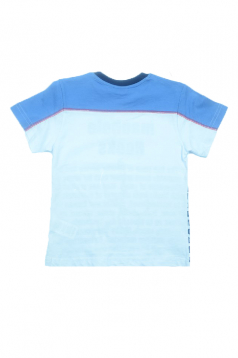 Tricou cu maneca scurta pentru baieti Wendee DY101246-2-128, Alb [2]