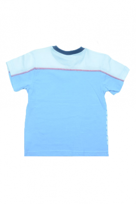Tricou cu maneca scurta pentru baieti Wendee DY101246-1A-98, Albastru [3]