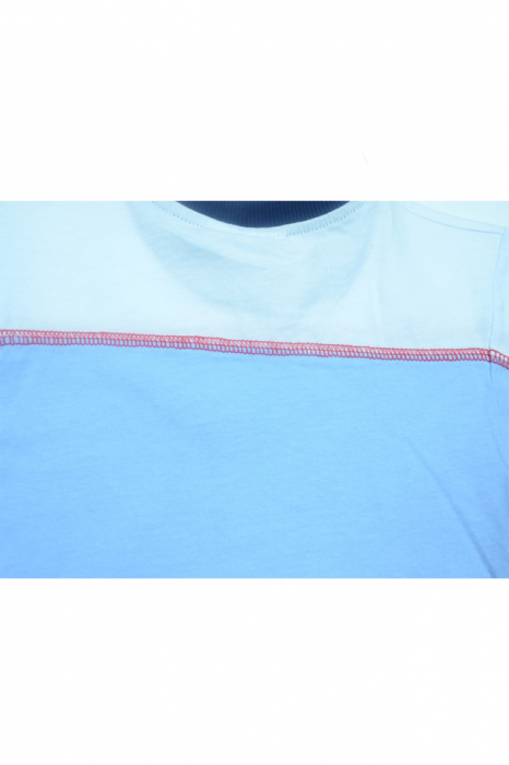 Tricou cu maneca scurta pentru baieti Wendee DY101246-1A-98, Albastru [2]