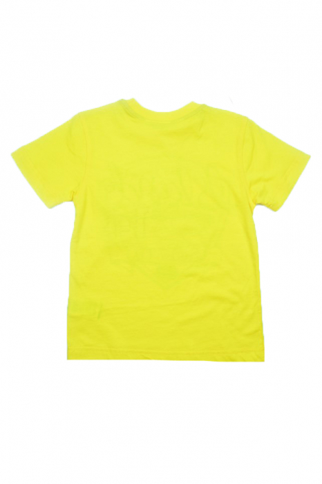 Tricou cu maneca scurta pentru baieti Wendee DY101251-1-98, Galben [3]