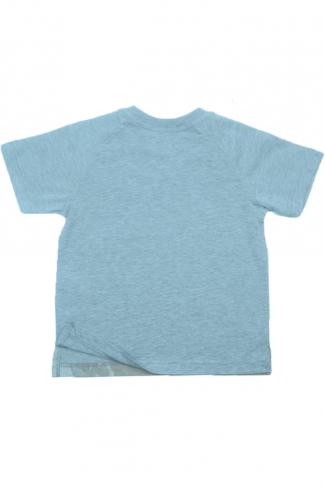 Tricou cu maneca scurta pentru baieti Wendee DY101256-1-104, Gri [3]
