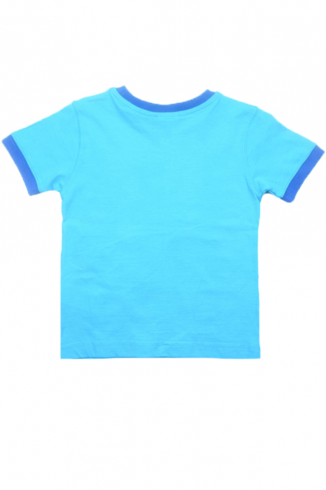 Tricou cu maneca scurta pentru baieti Wendee DY101272-1T-98, Turcoaz [3]