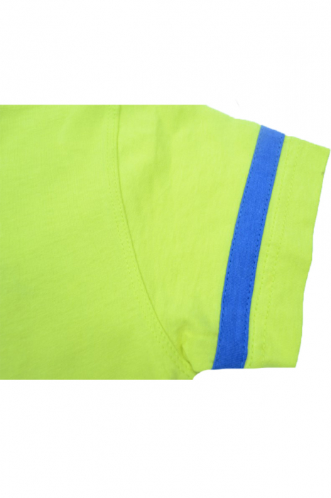Tricou cu maneca scurta pentru baieti Wendee DY101274-1-104, Galben [4]