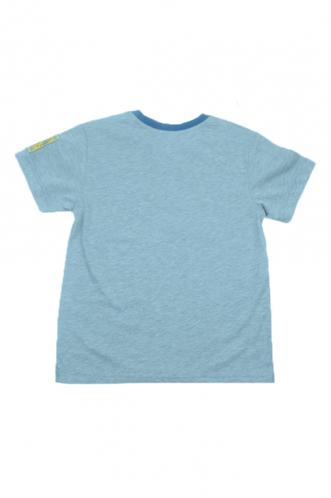 Tricou cu maneca scurta pentru baieti Wendee DY101290-2-128, Gri [4]