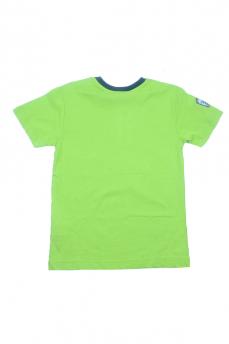 Tricou cu maneca scurta pentru baieti Wendee DY101291-1-122, Verde [4]