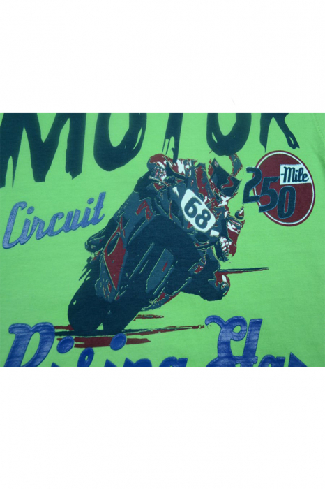 Tricou cu maneca scurta pentru baieti Wendee DY101292-1-110, Verde [3]