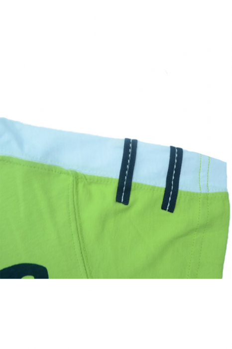 Tricou cu maneca scurta pentru baieti Wendee DY101292-1V-98, Verde [4]