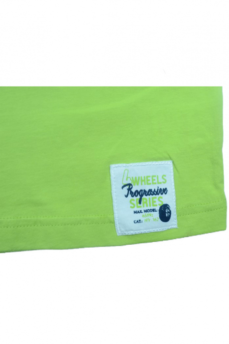 Tricou cu maneca scurta pentru baieti Wendee DY101292-1V-98, Verde [2]